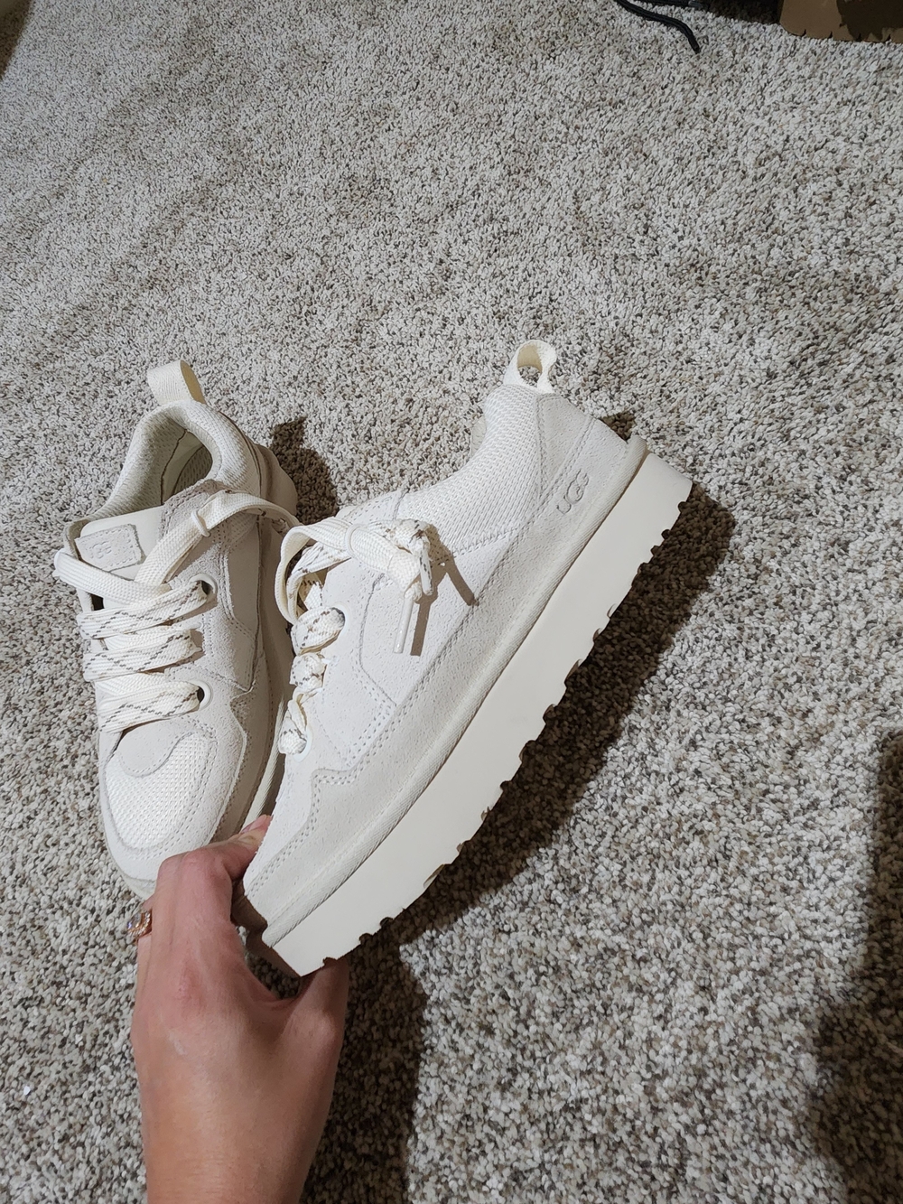 UGG Women's Ivory Platform Sneaker